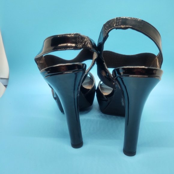 Moda Spana Patent Leather Platform Heels 8M NWOT - Picture 3 of 9